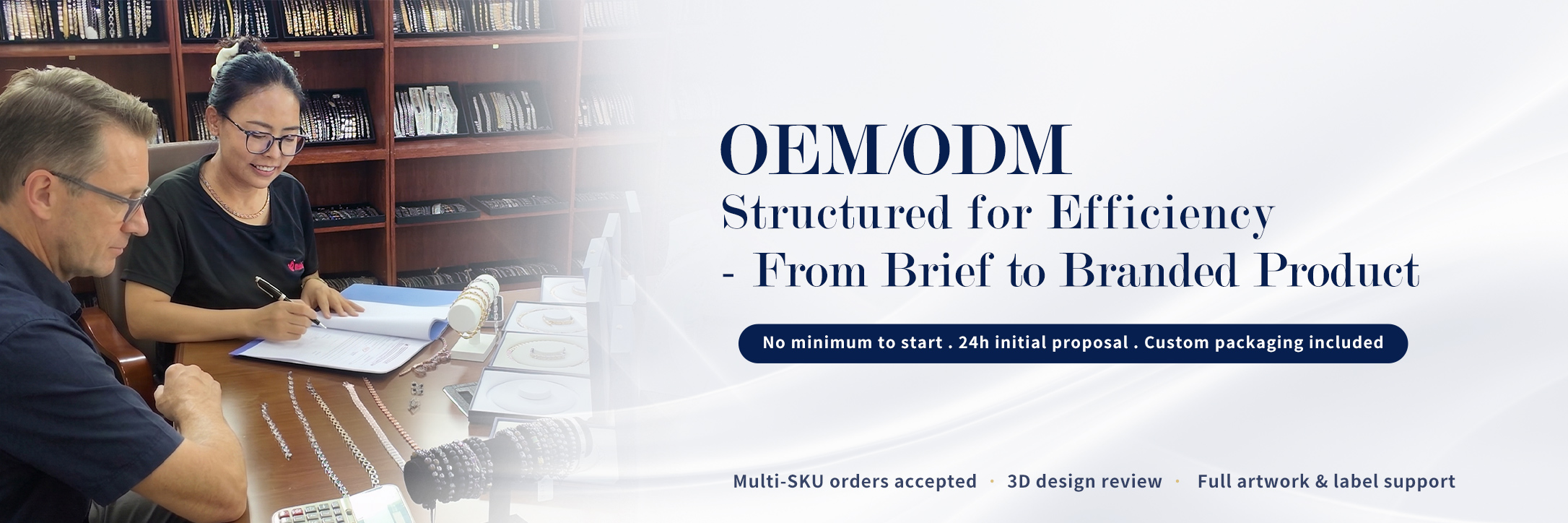 OEM and ODM magnetic jewelry manufacturing
