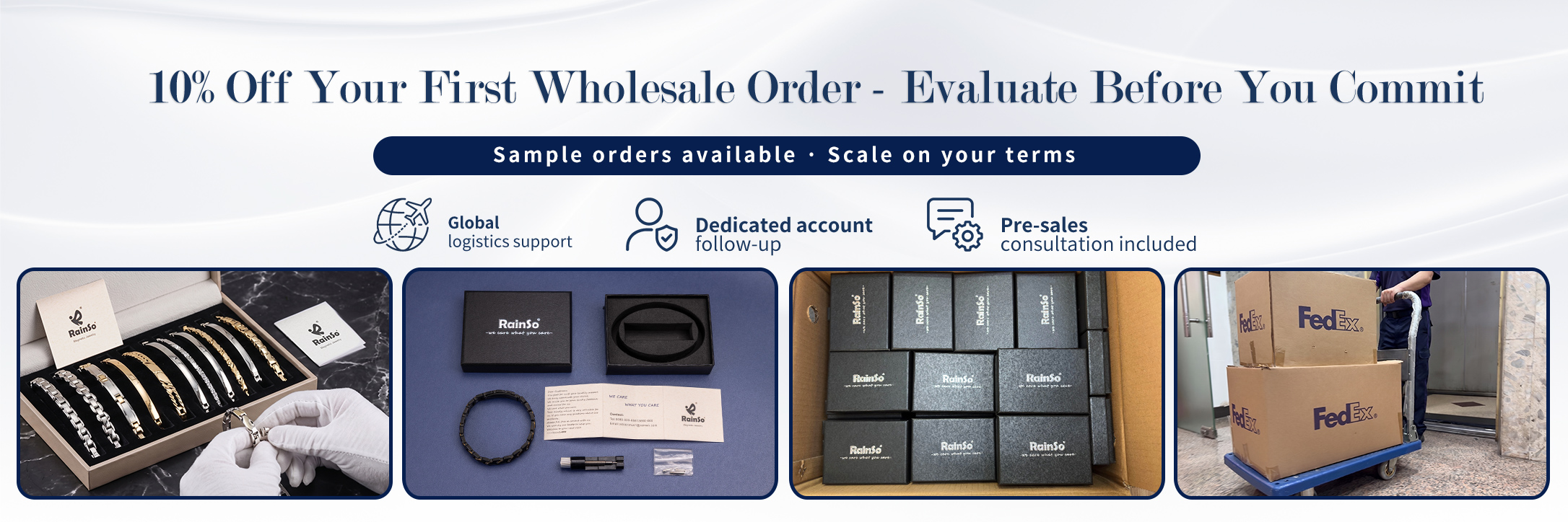 Wholesale magnetic jewelry for global retailers