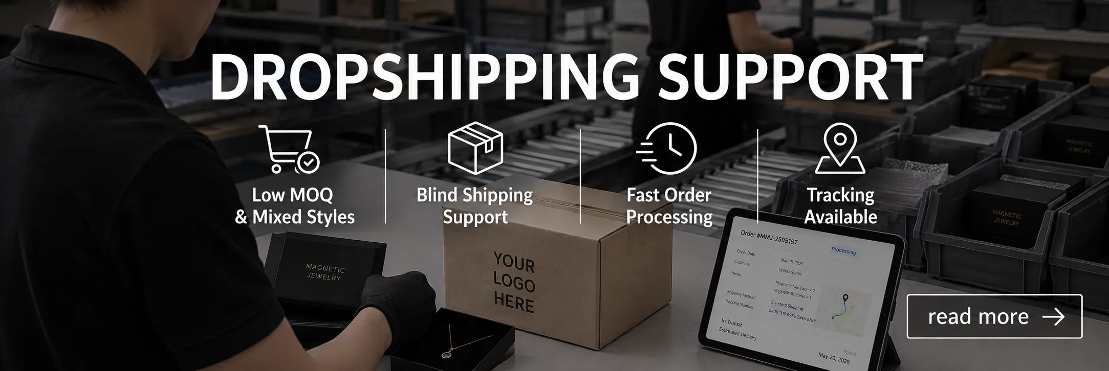 Dropshipping jewelry order fulfilment