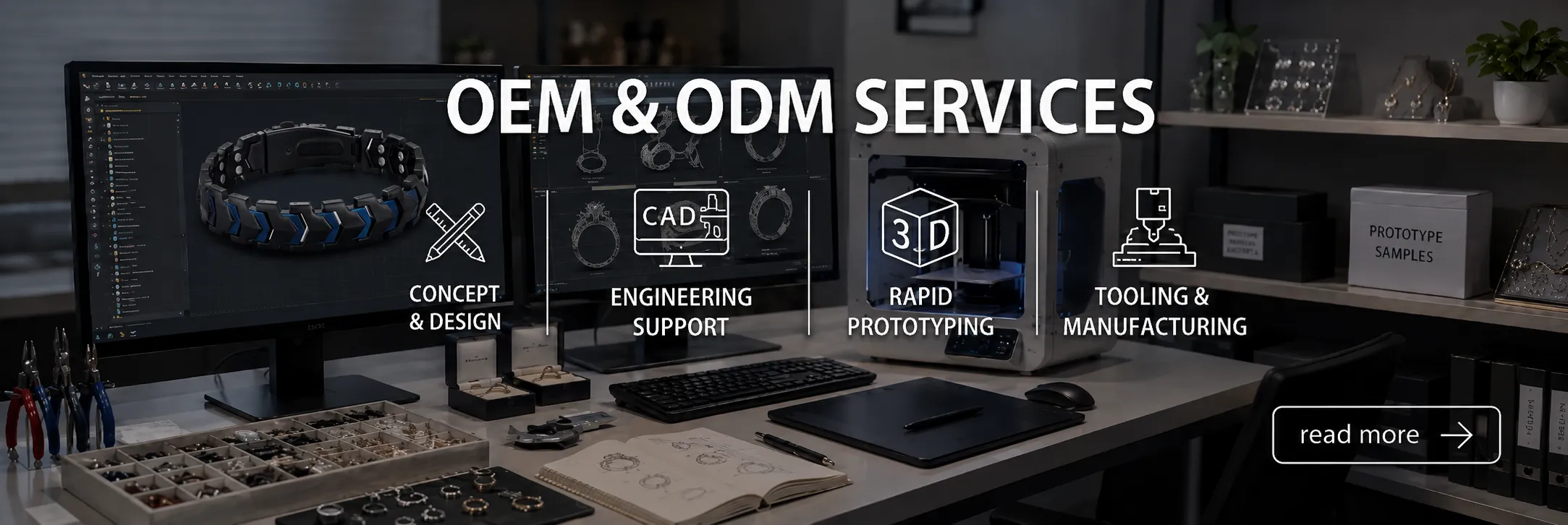 OEM and ODM custom magnetic jewelry development