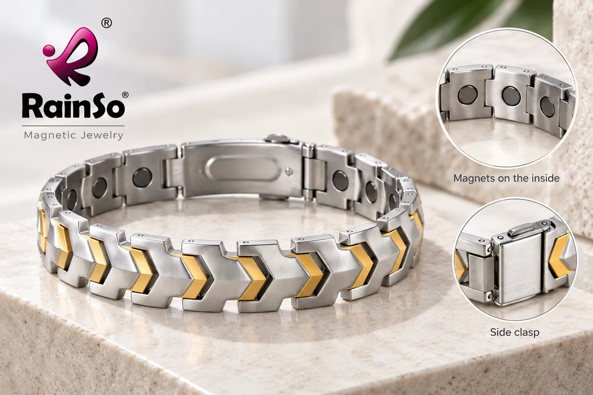 Magnet placement and glue dispensing in magnetic jewelry