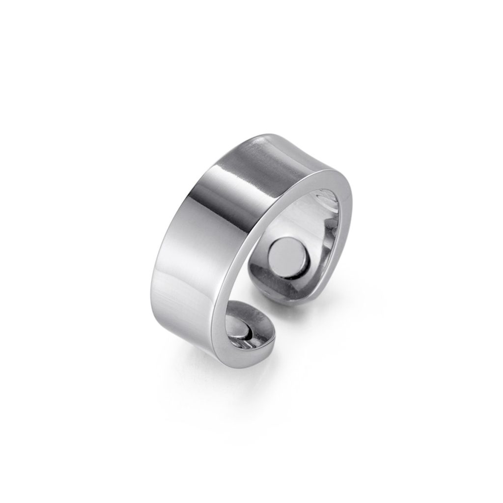 Magnetic Polished 316L Stainless Steel Ring image 2