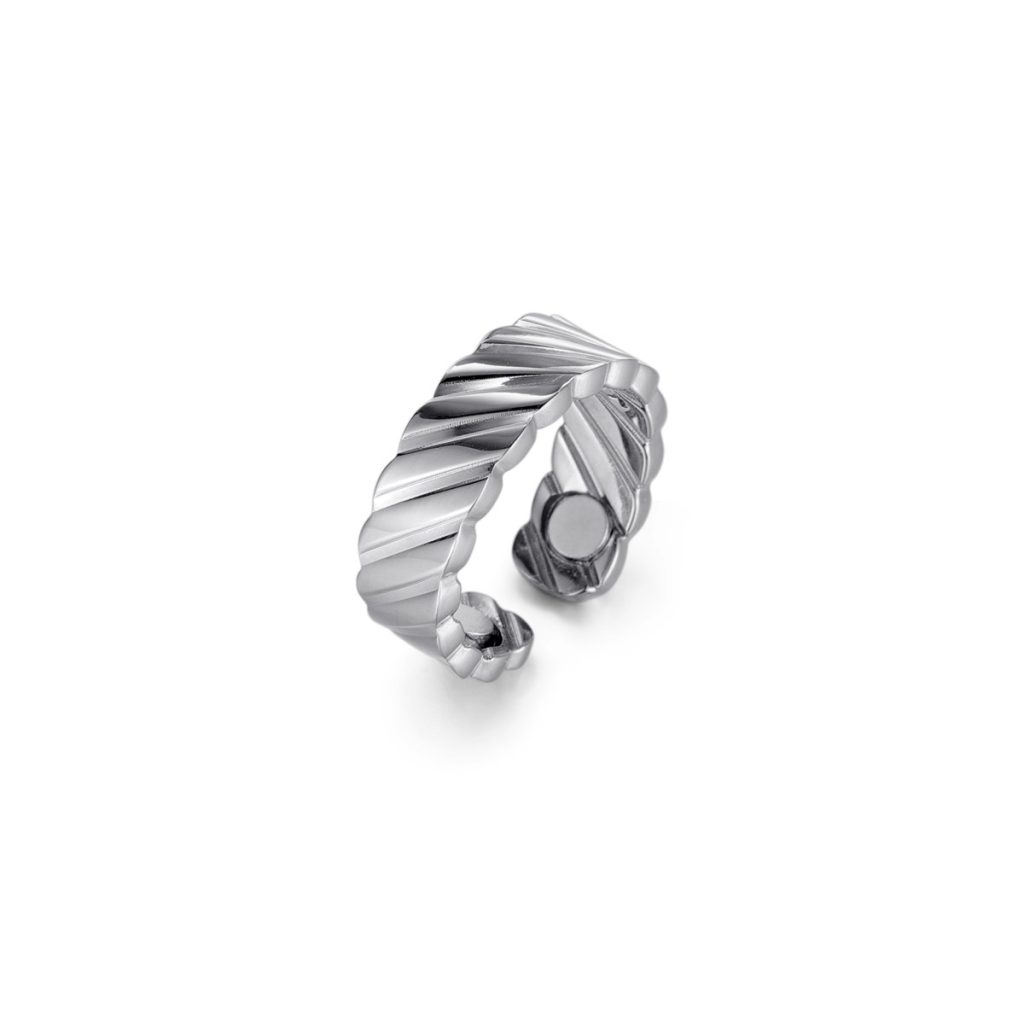 Magnetic Polished 316L Stainless Steel Ring image 3