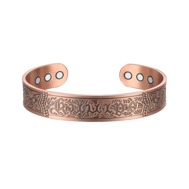 Antique Copper Matte Magnetic Bracelet - Copper Bracelets Wholesale