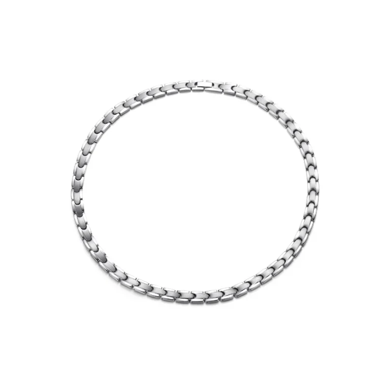 Four-in-One Titanium Necklace - Polished & Matte