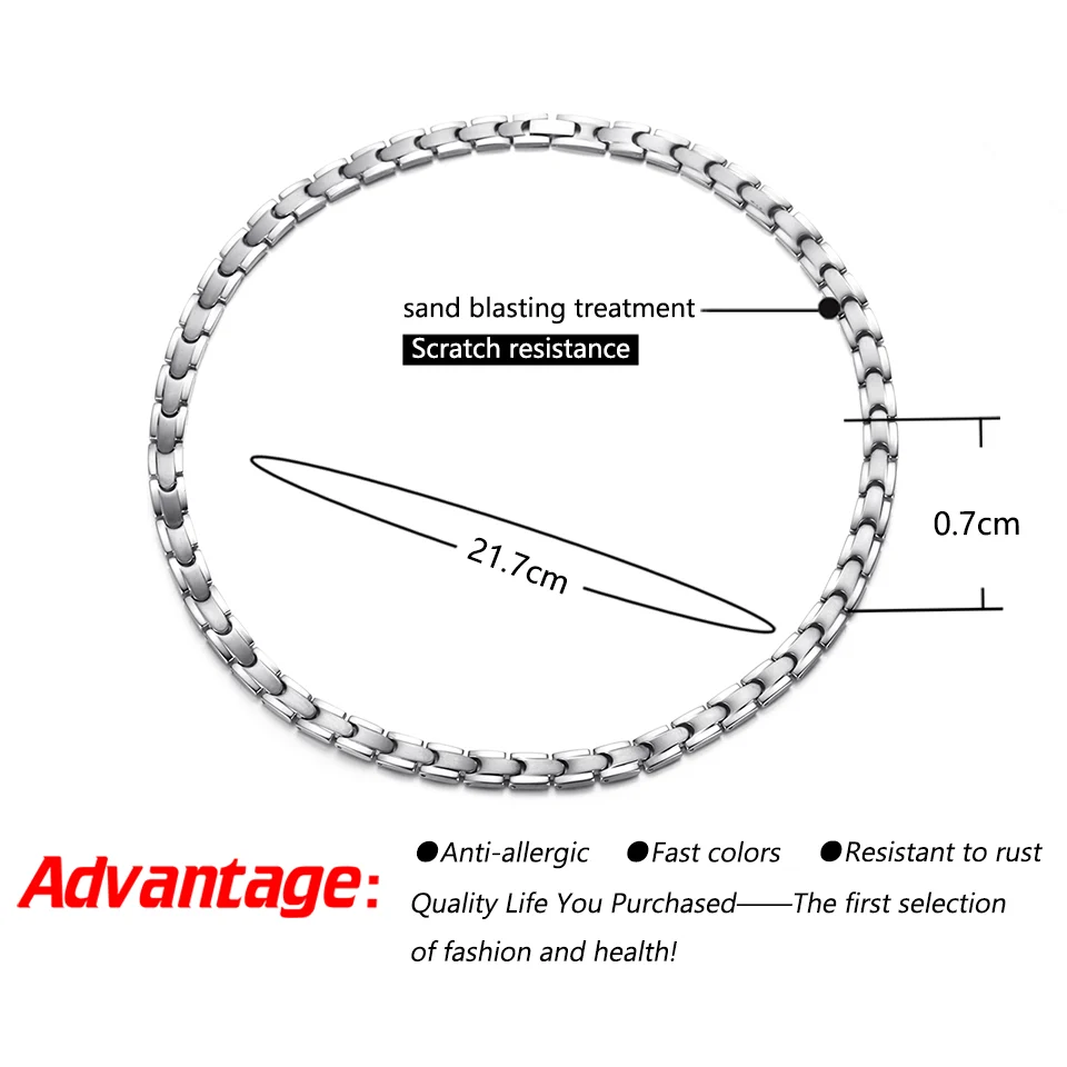 Four-in-One Titanium Necklace - Polished & Matte image 4