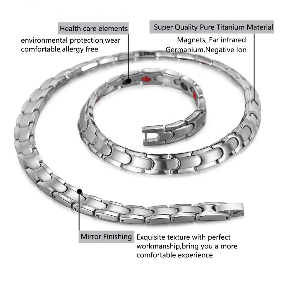 Four-in-One Titanium Necklace - Polished & Matte image 2