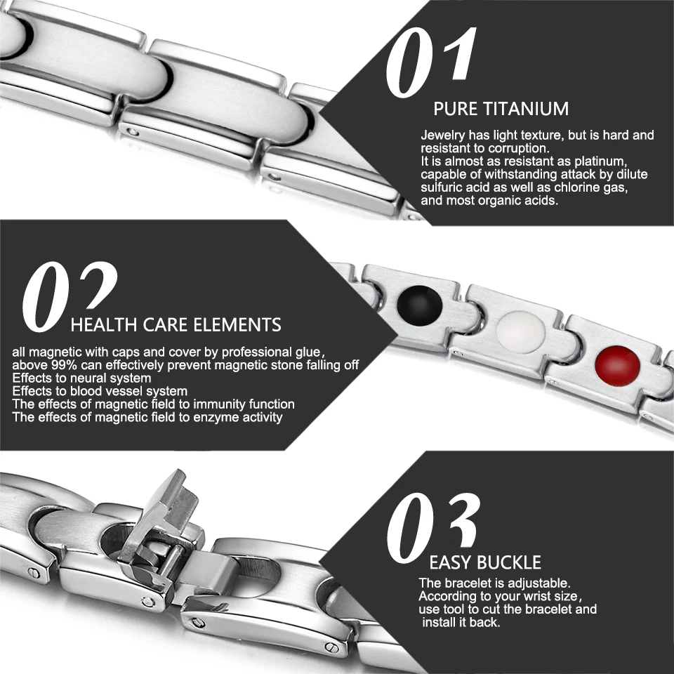 Four-in-One Titanium Necklace - Polished & Matte image 3