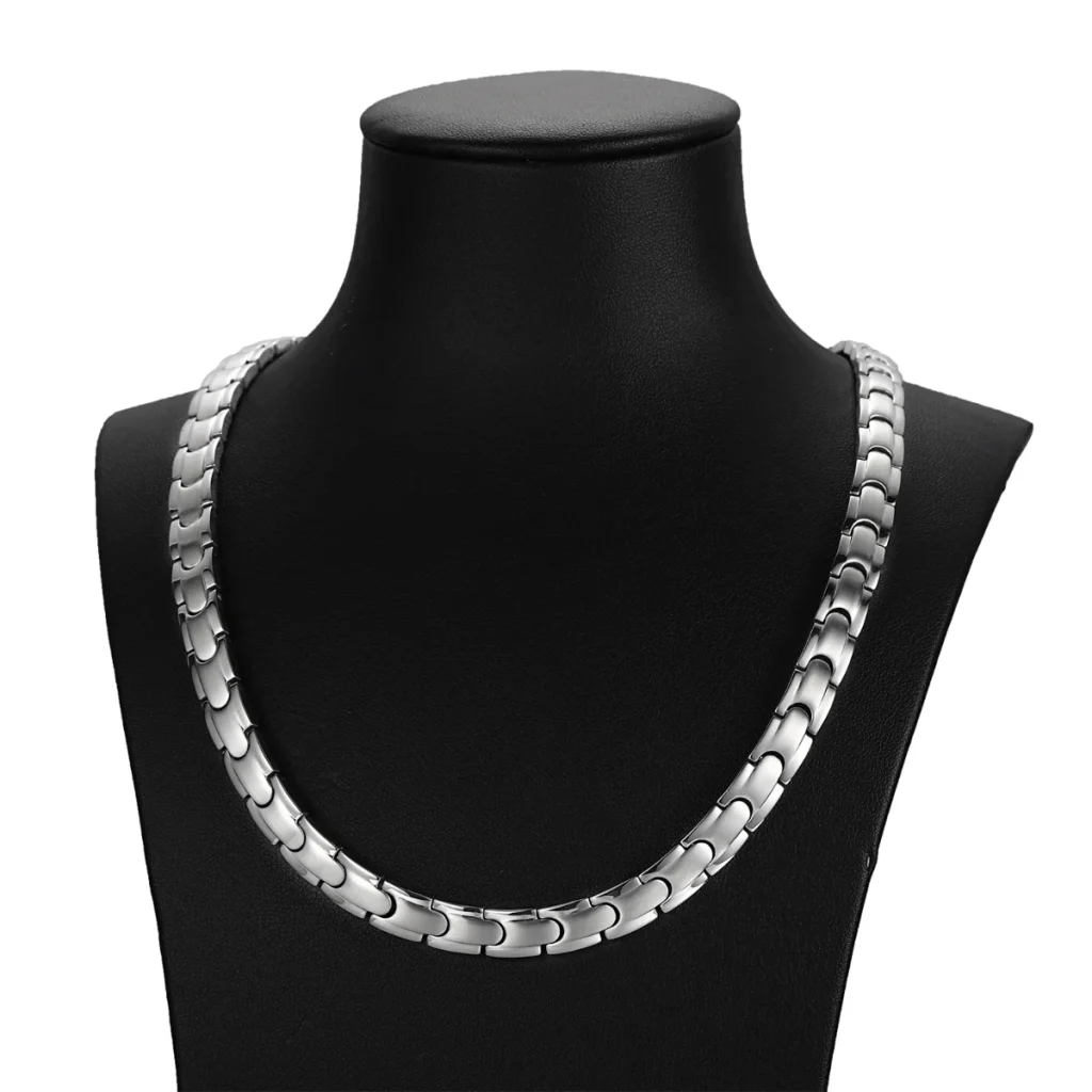 Four-in-One Titanium Necklace - Polished & Matte image 4