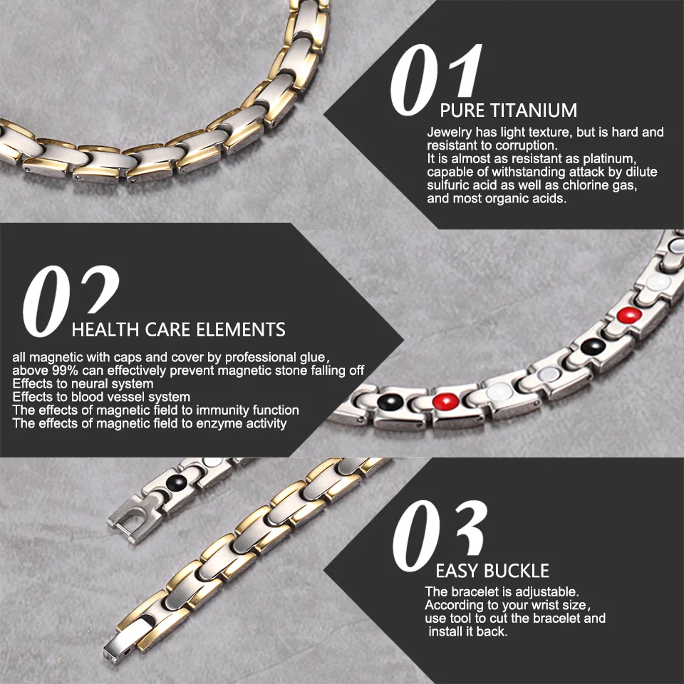 Four-in-One Titanium Necklace - Polished & Matte Two-Tone image 3