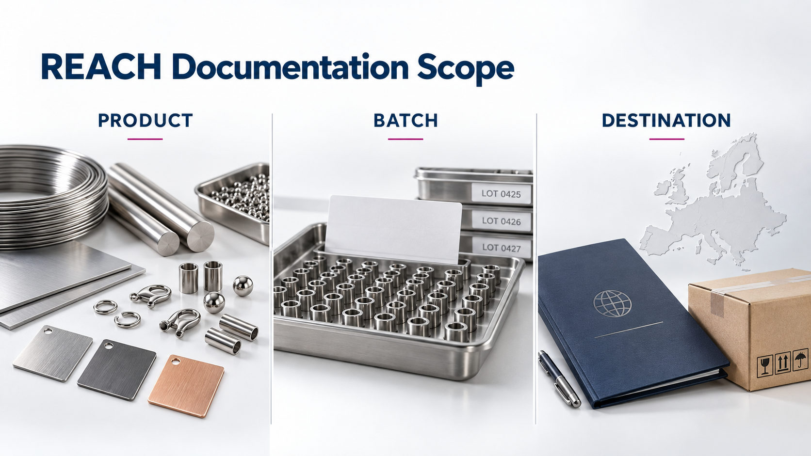 REACH jewelry compliance documentation scope and evidence limits