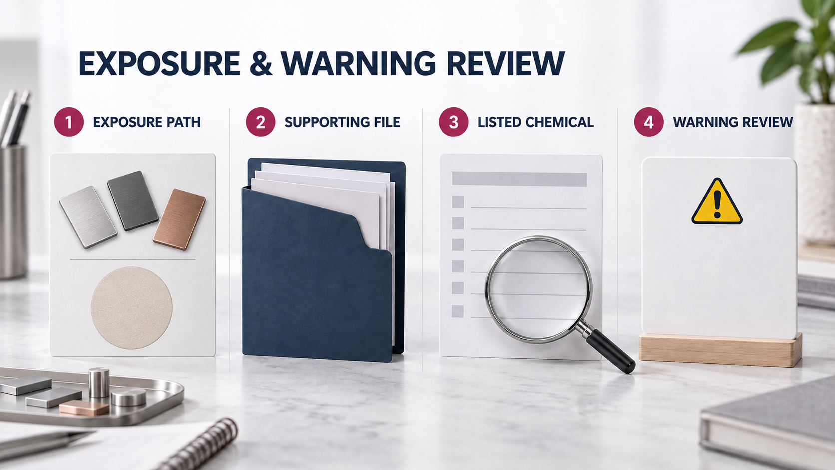 Jewelry exposure and Proposition 65 warning review